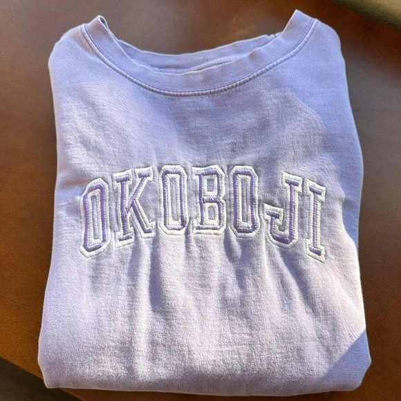 Lavender Okoboji Women's Sweatshirt - Picture 1 of 4